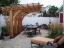 New Patio, Pergola and Water Feature Makes This Backyard a Showcase in Irvington